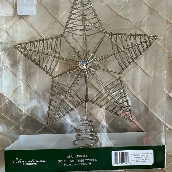 Kirklands Holiday Tree Topper From Kirklands Poshmark
